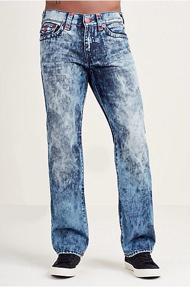 Ricky Super T Mens Jean | Indigo Fog | Size 42 | True Religion