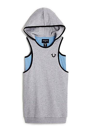 Kids Tank Dress | Heather Grey | Size Small | True Religion