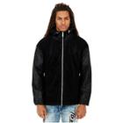 Contrast Mesh Zip Front Mens Anorak | Black | Size Medium | True Religion