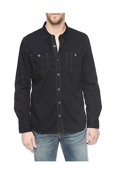 True Religion Heritage Denim Mens Shirt - Rough Pavement