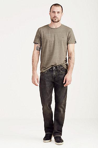 True Religion Ricky Straight Ropestitch Mens Jean - Hypnotic