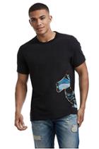 Mens Stained Glass Graphic Tee | Black | Size X Small | True Religion