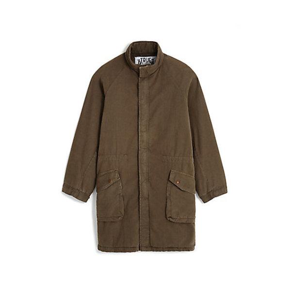 Unisex Oversized Parka Jacket | Burnt Olive | Size 1 | True Religion