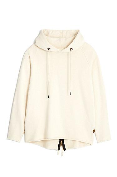 Unisex Back Zip Hoodie | White  | Size 1 | True Religion