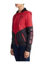 Womens Athletic Windbreaker Jacket | Red | Size X Small | True Religion