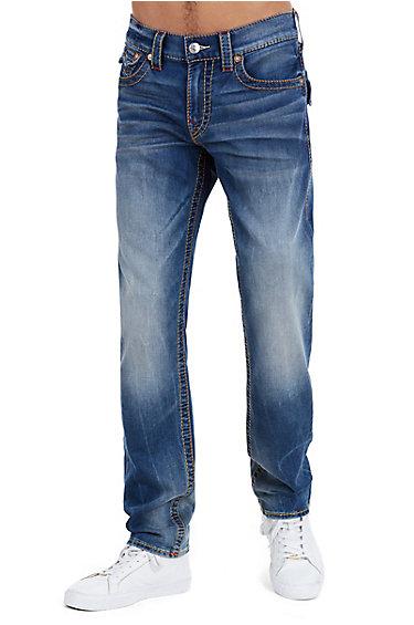 Men's Slim Fit Big T Jean | Desert Sand | Size 30 | True Religion