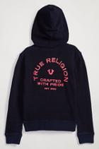 True Religion Coated Terry Kids Hoodie - Black