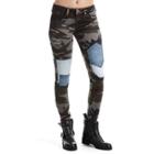 Halle Mid Rise Super Skinny Womens Jean | Camouflage | Size 24 | True Religion