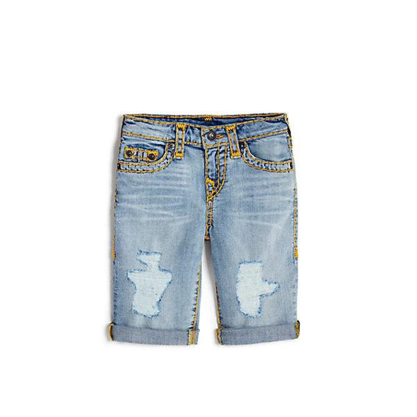 Kids Geno Super T Short | Liberty Wash | Size 10 | True Religion