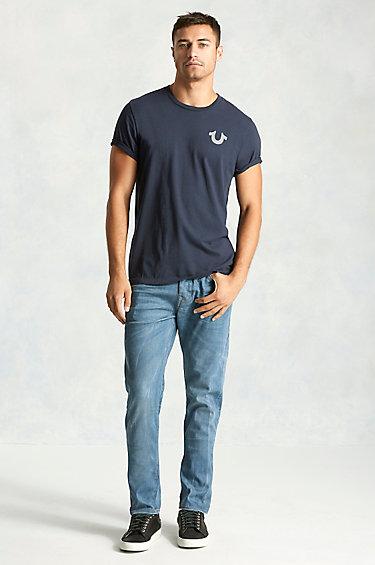 True Religion Dean Tapered Mens Jean - Blue Noon