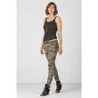 Casey Super Skinny Womens Camo Pant | Burnt Olive | Size 24 | True Religion