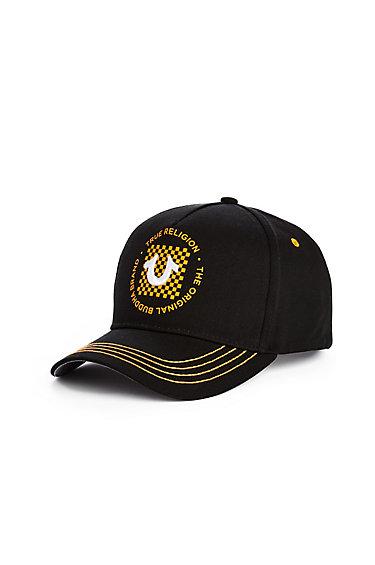 Mens Checker Hat | Black | True Religion