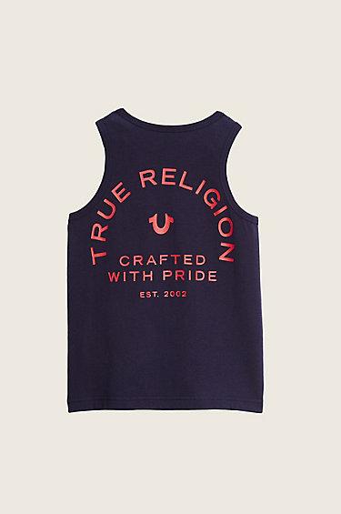 Logo Toddler/little Kids Tank Top | Midnight | Size 4 | True Religion
