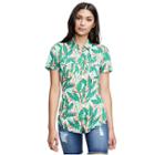 Women's Tropical Button Down Shirt | Multi | Size Small | True Religion