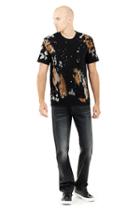 Hyde Wash Drop Shoulder Mens Tee | Black | Size Small | True Religion