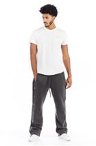 3d Embossed Side Snap Mens Sweatpant | Charcoal | Size Small | True Religion