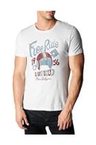 True Religion Free Ride Crew Neck Mens Tee - White