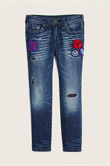 Toddler/little Kids Rocco Jean W Patches | Decoded | Size 7 | True Religion