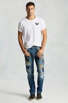 Dean Slim Tapered Patchwork Mens Jean | Fearless Wanderer | Size 44 | True Religion