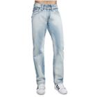 Men's Straight Fit Natural Stitch Jean | Fedl Sandy Dock Clean | Size 30 | True Religion