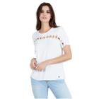 Lace Inset Womens Top | White | Size X Small | True Religion
