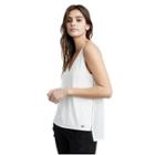 Womens Mesh Back Tank Top | White | Size X Small | True Religion