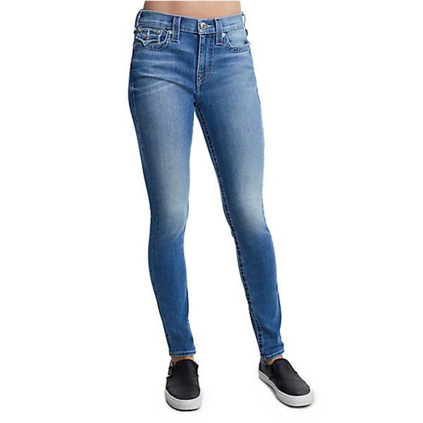 High Waisted Super Skinny Fit Plum Big T Jean | Crystal Reef | Size 23 | True Religion