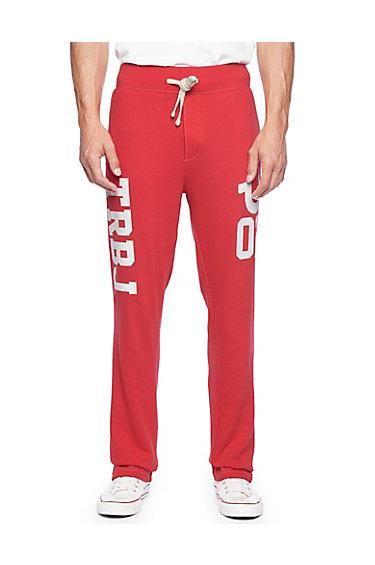 True Religion Hand Picked Varsity Buddha Fleece Mens Pant - Red