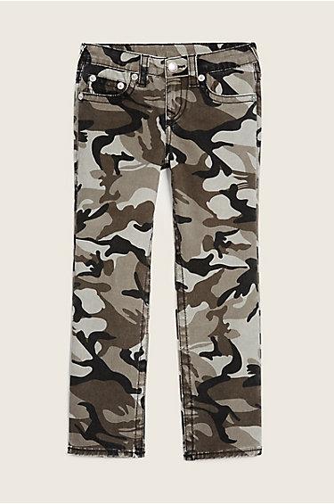 Straight Flap Camo Kids Jean | Camo Print | Size 2t | True Religion