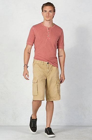 Isaac Cargo Overdye Mens Short | Straw | Size 36 | True Religion