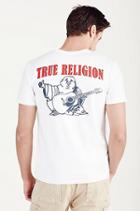 Buddha Logo Mens Tee | White | Size Medium | True Religion