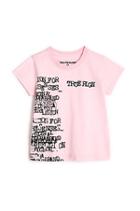 Toddler/little Kids Typewriter Graphic Tee | Pink | Size 2t | True Religion
