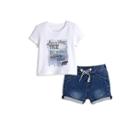 Shine Tee Baby Set | Freckle Blue | Size 3m | True Religion