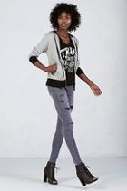 The Runway Distressed Womens Legging | Black Vintage | Size X Small | True Religion