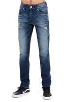 Men's Straight Fit Old Multi Runstitch Jean | Running Creek | Size 30 | True Religion
