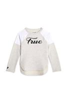 Toddler/big Kids Scripted Pullover | White/heather | Size 2t | True Religion