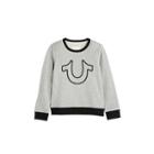 Horseshoe Kids Sweatshirt | Heather Grey | Size Small | True Religion
