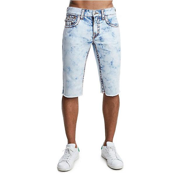 Straight Fit Big T Cutoff Short | Exzl Rolling Waves | Size 27 | True Religion