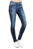 Women's Curvy Skinny Fit Jean | Blue | Size 24 | True Religion