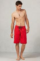 True Religion Andrew Big T Cargo Mens Boardshort - Red