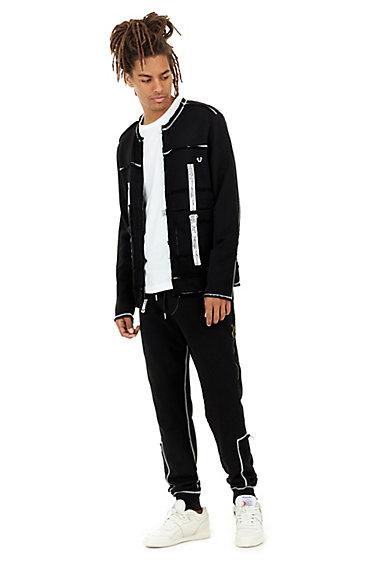 Raw Edge Active Mens Jacket | Black | Size X Small | True Religion
