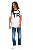 Mens Digital Tr Raglan Tee | White  | Size X Small | True Religion