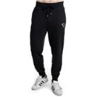 Metallic Double Puff Cuffed Mens Sweatpant | Black | Size Medium | True Religion