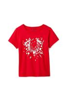 Shattered Tr Kids Tee | Bright Red | Size Large | True Religion