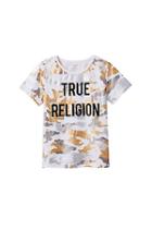 Metallic Camo Kids Tee | White  | Size Small | True Religion