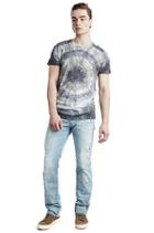 Mens Distressed Super T Ricky Straight Jean W/ Flap | Shockwave | Size 28 | True Religion
