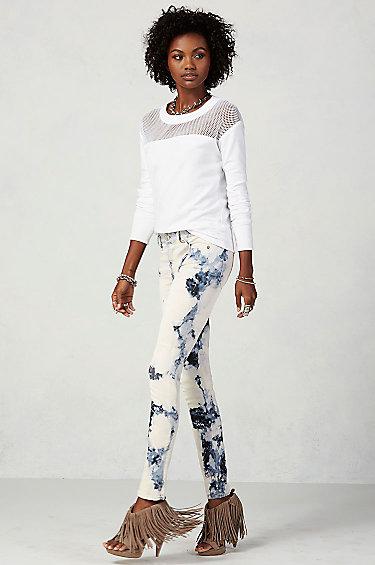 True Religion Halle Super Skinny Womens Jean - Blue Haze