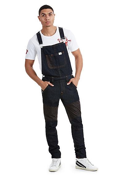 Men's Moto Overall | Body Rinse | Size Small | True Religion
