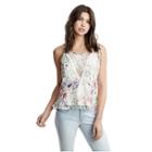 Womens Tie Shoulder Printed Tank Top | Multi | Size X Small | True Religion