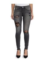 Women's Super Skinny Fit Distressed Jean | Volcanic Ash | Size 28 | True Religion